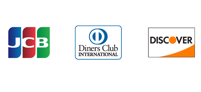 JCB/Diners Club/DISCOVERのロゴ